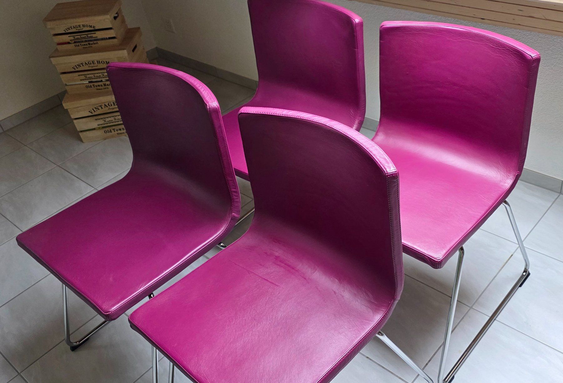 Sedie: 4 Lederstühle Bernhard von IKEA – Usato da Günsberg venduto da Bari72 3