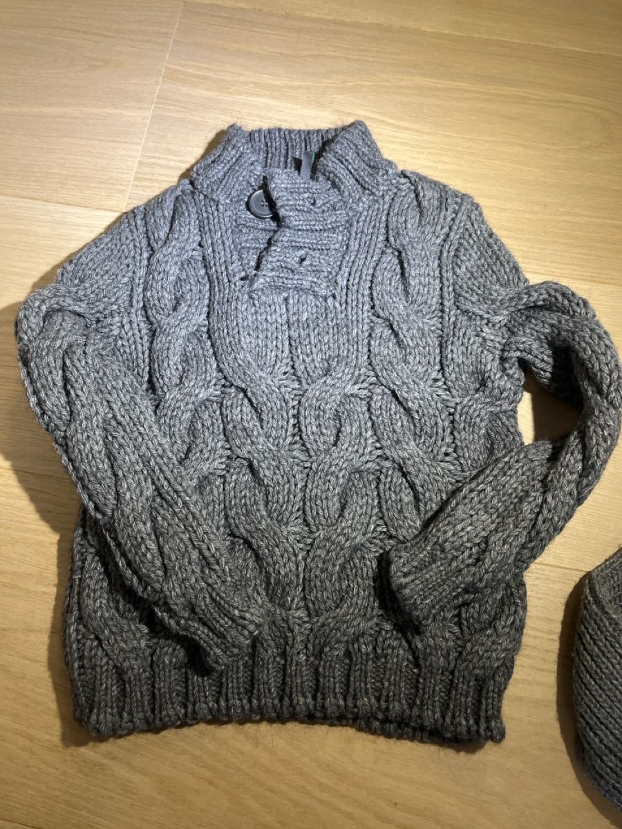 Benetton Pullover & Sweatshirts: Benetton Pullover grau Grobstrick Set zwei Stück – Neu (gemäss Beschreibung) aus Emmenbrücke von Van92 3