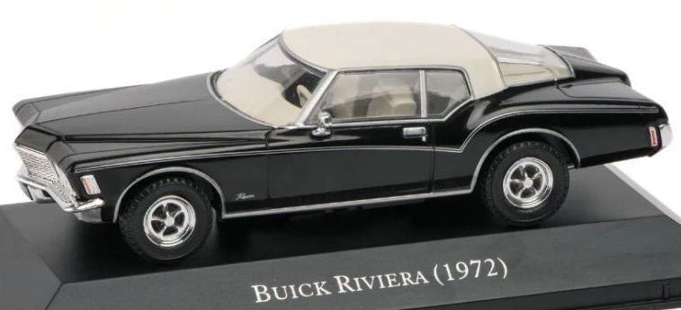 Modellautos: Buick Riviera "Black" 1972 (1:43) – Neu und originalverpackt aus Tramelan von kha_jvd5