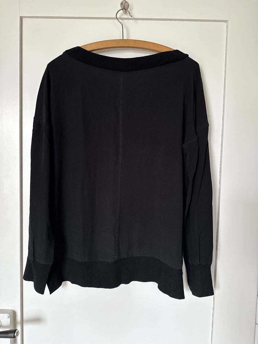 Anine Bing Maglioni & Felpe: Anine Bing Pullover, Schwarz, Seide, Seidenbluse S, 36 Top – Usato da Bern venduto da nelke08 2