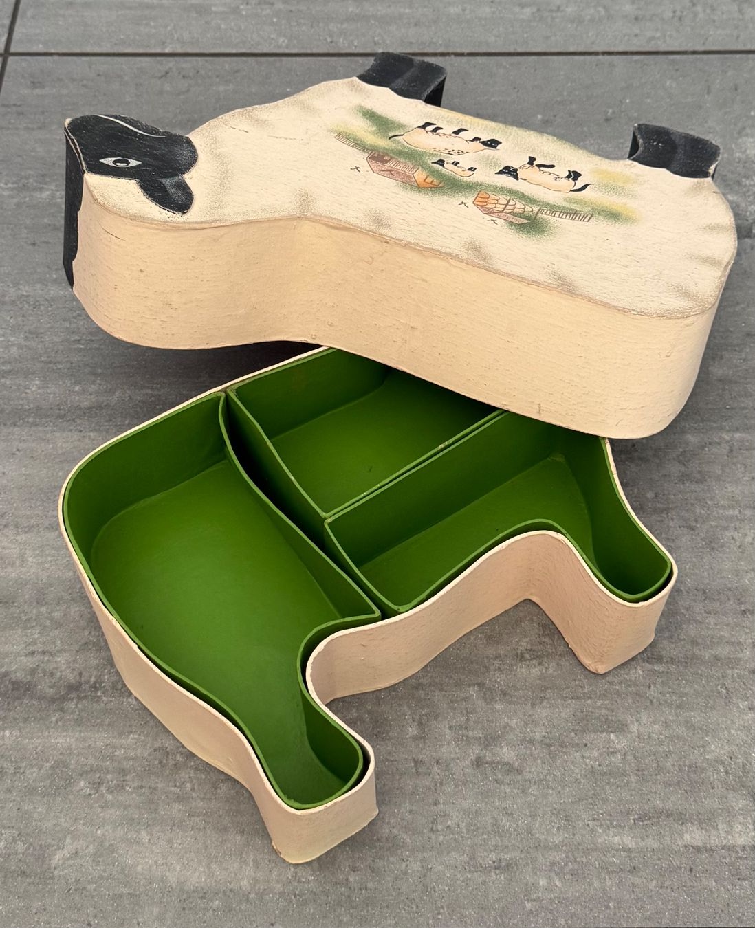 Dosen: Hochwertige Kartonbox - Schaf - Bauernhof - Vintage – Gebraucht aus Zürich von Alot16 7