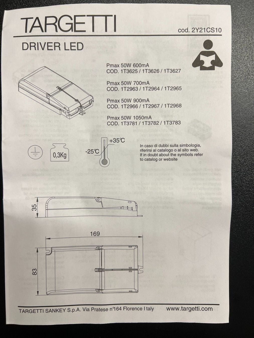 Lampade: TARGETTI DRIVER LED – Nuovo e nell'imballaggio originale da Mägenwil venduto da BackInWhite 1