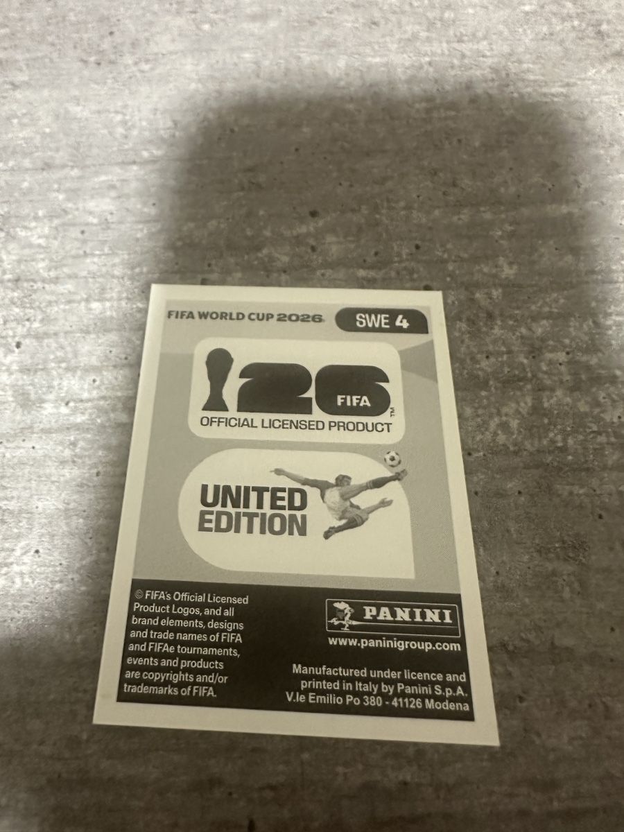 Panini Cartes à collectionner: SWE 4 , FIFA WORLD CUP 2026 PANINI  – Neuf (Voir description) à Frauenfeld par 1PegPeg1 1