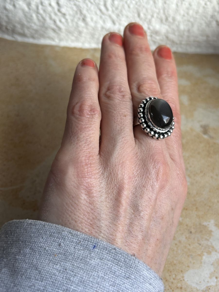 Anelli: Silberring Labradorit (56) – Usato da Laufen venduto da Bellebellezza 1