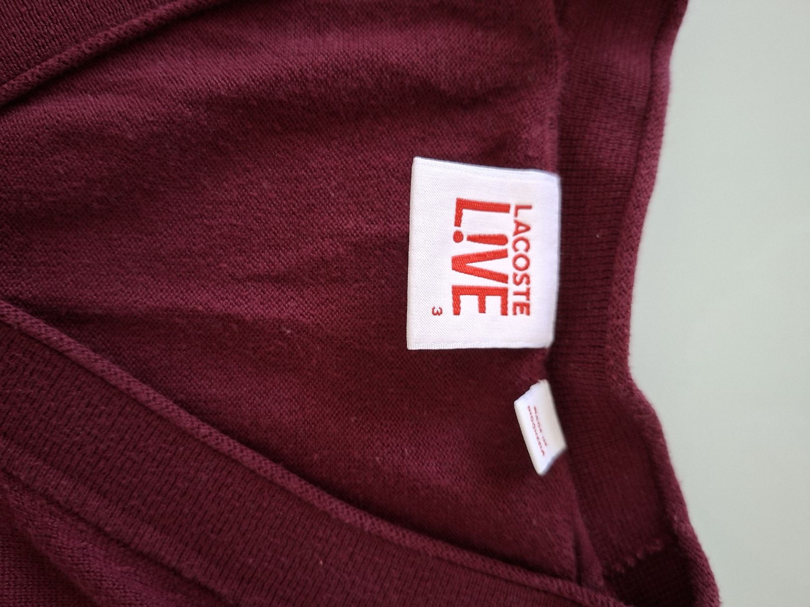 Lacoste Maglioni & Felpe: Cardigan Lacoste LIVE bordeaux, taille S,  – Usato da Renens VD venduto da ser_j2fn 2