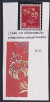 7x) Abart Pro Juventute 1944, postfrisch, sehe Scan