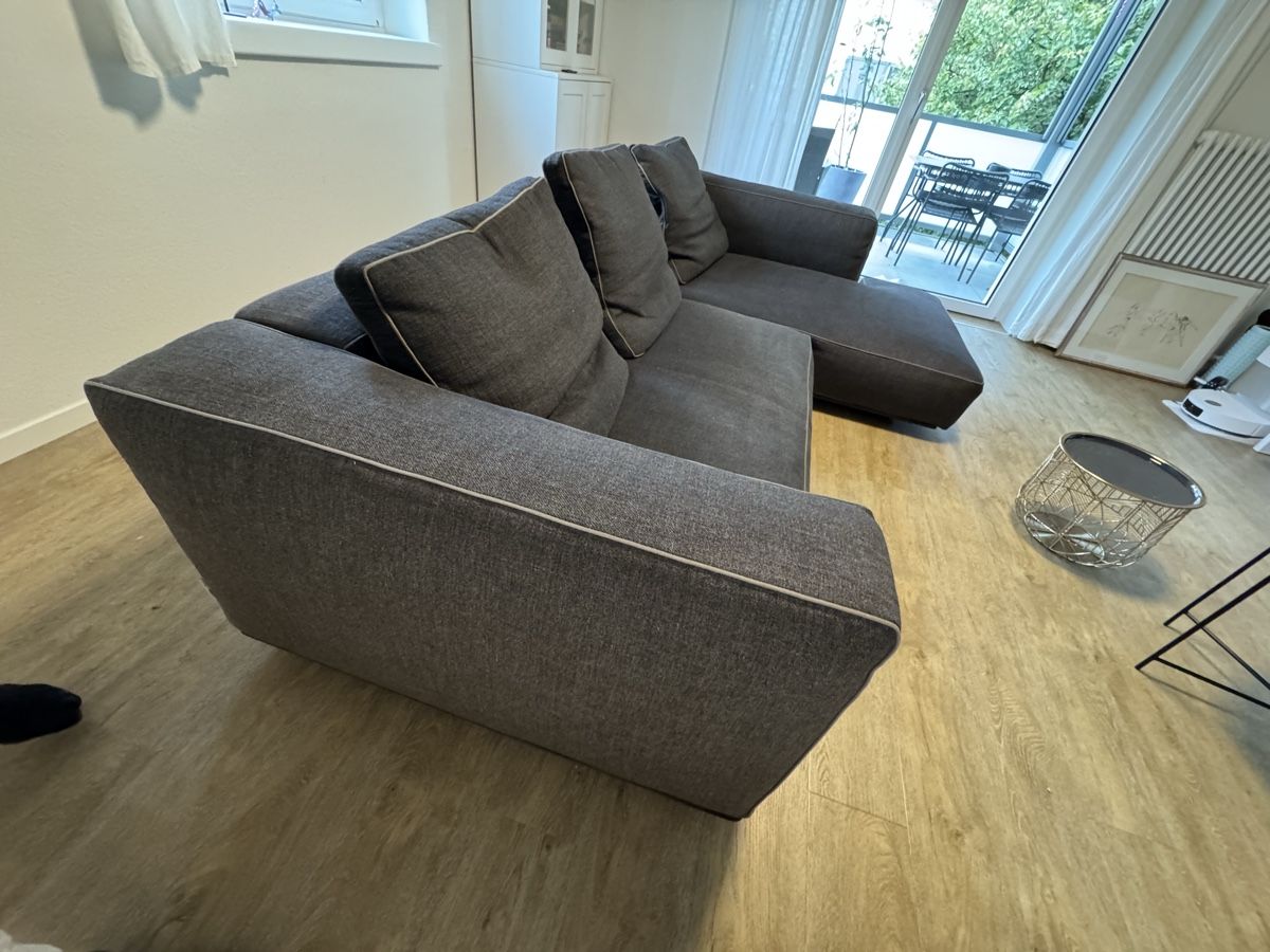 Sofas: Flexform Design-Ecksofa mit Recamiere, dunkelgrau – Gebraucht aus Rheinfelden von David_Pro 3
