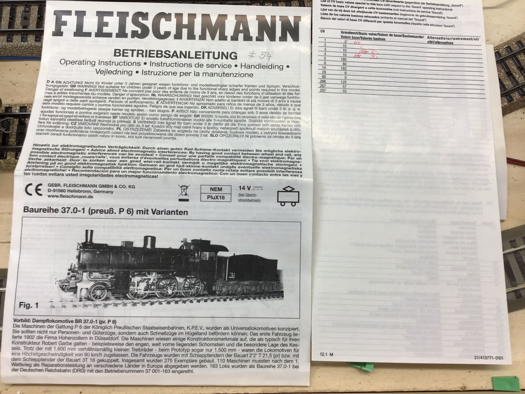 Fleischmann Trains électriques: Fleischmann AC 393771 Dampflok BR 38 mit Sound Decoder – Neuf (Voir description) à Männedorf par Modelle-aller-Art 7