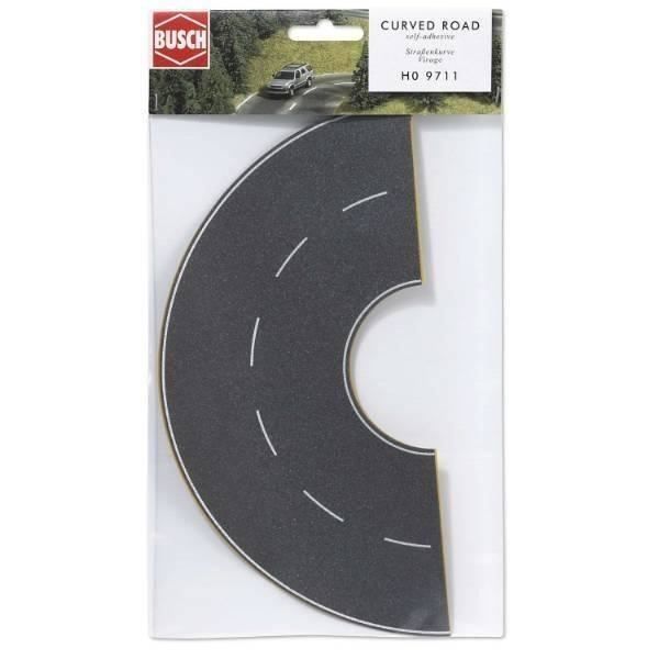 Brandneu In Verpackung OO / HO BUSCH 1103 190 Mm KURVENSTRASSE