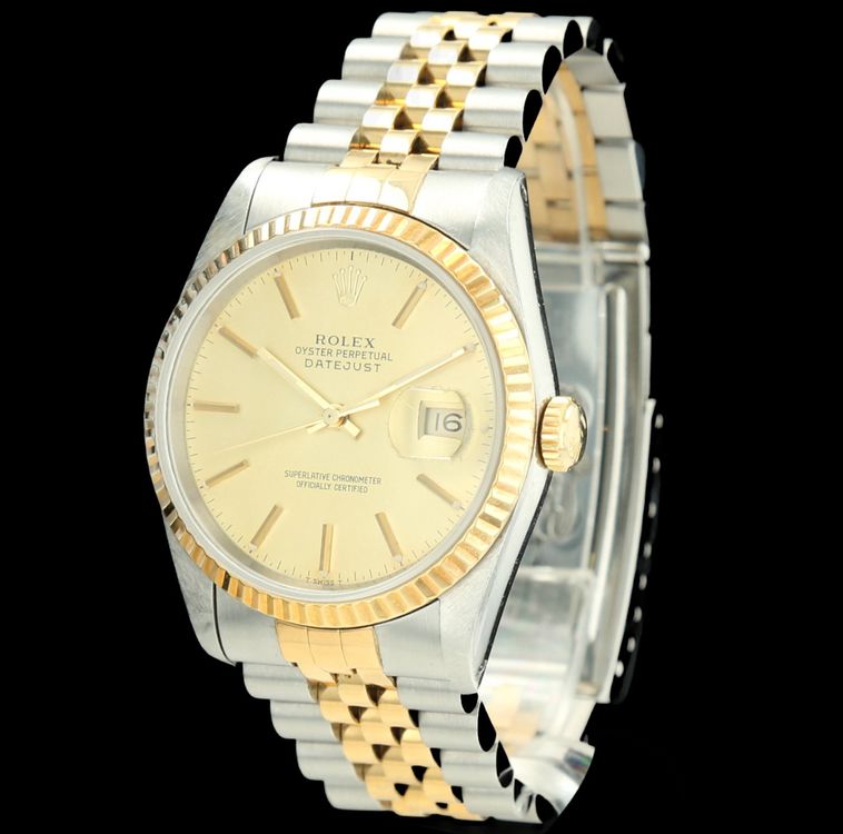 Rolex Orologi: Rolex Datejust 36 or et acier – Usato da Bottens venduto da Everwatches.ch 1