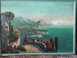 Abendsonne auf Sorrento - Oelgemälde, signiert