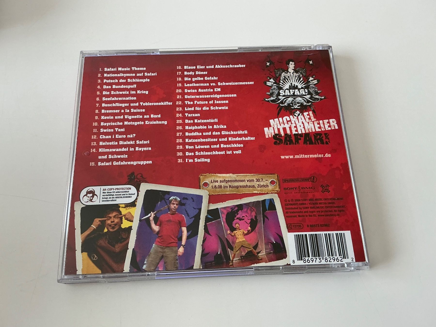 CD: Michael Mittermeier / Safari / 2008 – Usato da Dübendorf venduto da Shreck 1