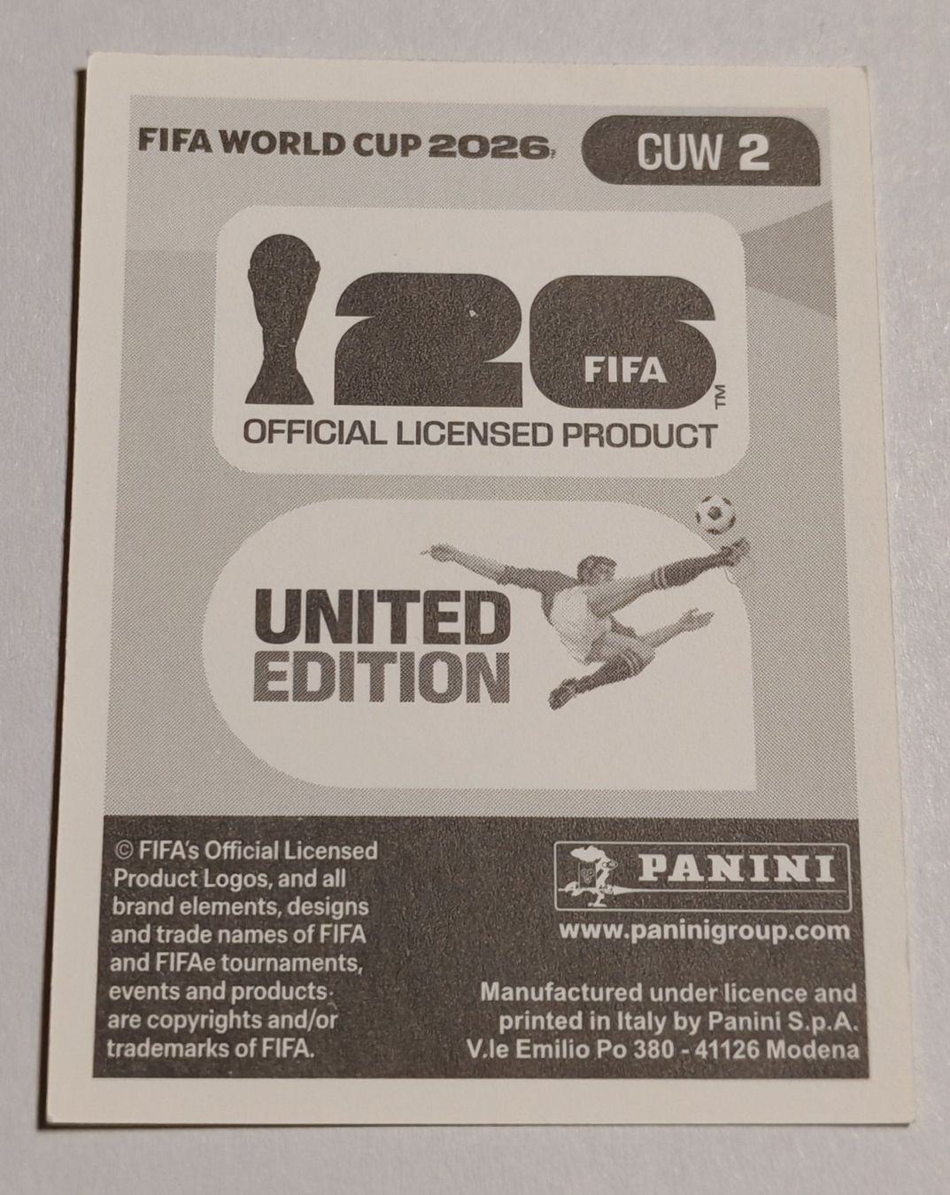Panini Carte collezionabili: Eloy Room - CUW 2 – Nuovo (secondo la descrizione) da Rietheim venduto da Squaley 1