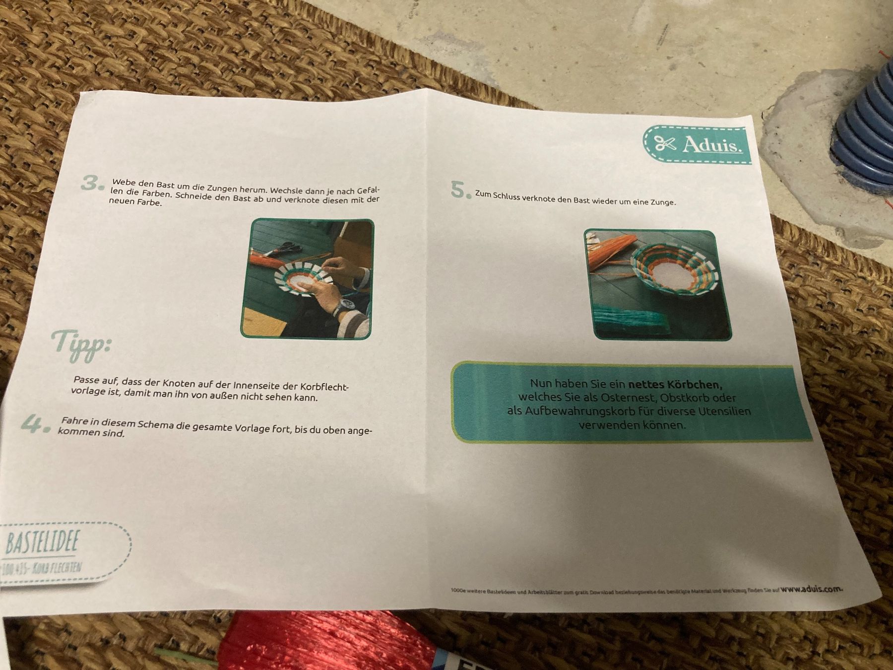 Fasciatoi & Accessori: Korbflechten Material – Nuovo (secondo la descrizione) da Bülach venduto da Stellina72 1