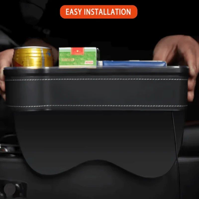 Caricabatterie: Auto-Sitz-Organizer mit LED & Ladefunktion LINKS – Nuovo e nell'imballaggio originale da Dietikon venduto da e-car-shop.schweiz 3
