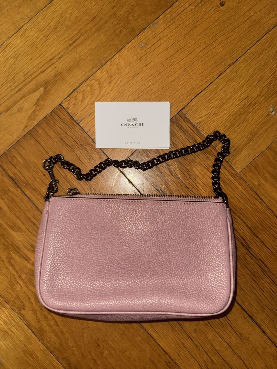 Coach Borse da donna: Coach Handbag Pink Leather Chain Strap – Usato da Bern venduto da Jazzminzs 1