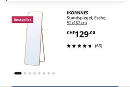 IKEA IKORNNES Spiegel