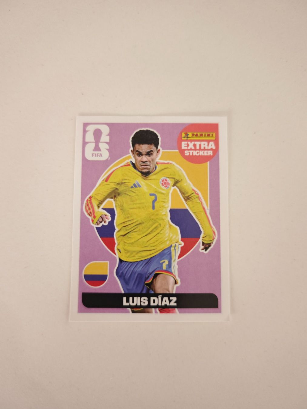 Panini Sammelbilder & Trading cards: Panini WM 2026 - Extra Sticker LUIS DIAZ COL – Neu (gemäss Beschreibung) aus Engelburg von Crinop
