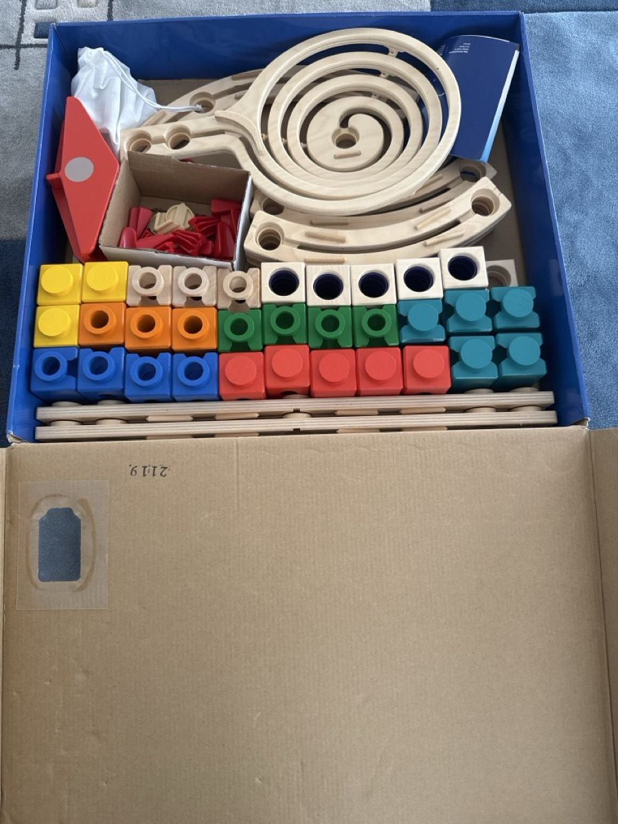 Hape Spielzeuge:  Murmelbahn (kugelbahn) mit Zubehör E6007 – Gebraucht aus Sonnental von Karikas 1