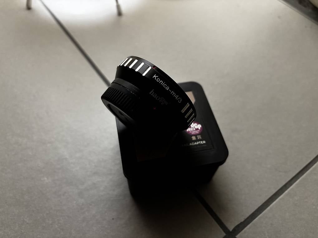 Unità & Adattatore: Haoge Adapter Konica auf Micro Four Thirds M43 – Usato da Lenzburg venduto da shadaq