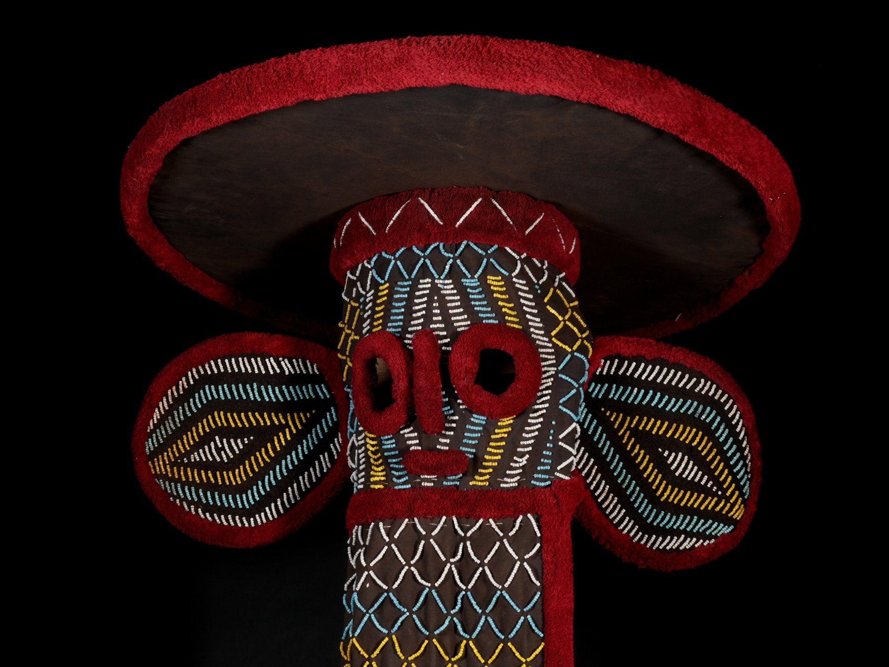 Internationale Kunst: masque éléphant perlé - Bamiléké - Cameroun – Gebraucht aus Biel/Bienne von grandsultan