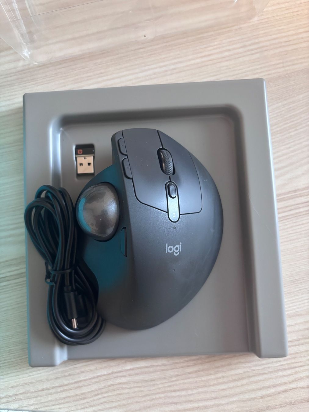 Logitech Mouse: Logitech Trackman Ergo MX ( Maus ) – Usato da Winterthur venduto da -tangerine-
