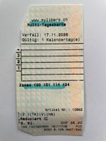 4 Multi - Tageskarten /  4 Zonen / mylibero