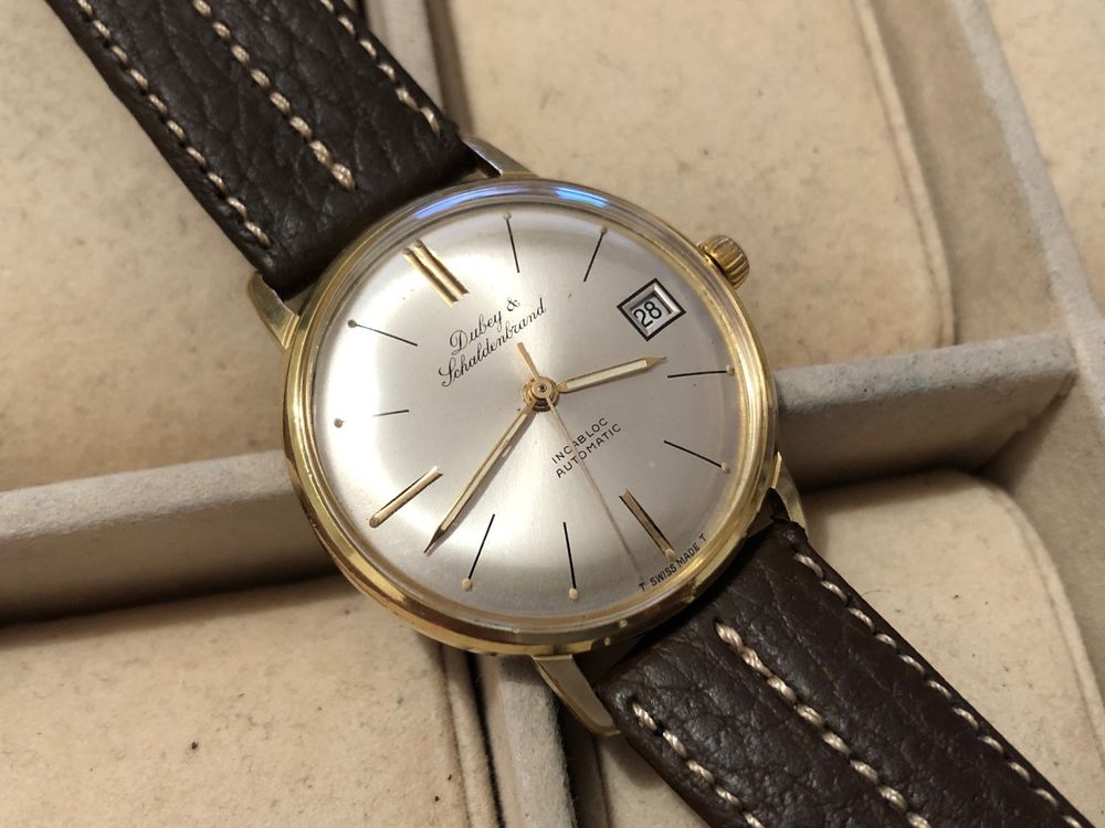 Montre Vintage Automatique Dubey & Schaldenbrand En Acier Pour Homme – Occasion En Bon état