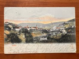 Postkarte Baden Stadt 1906 Litho  (P535)