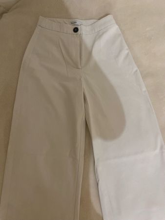Pantalon blanc Bershka, taille 36