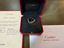 Cartier Ring "TRINITY" Tri-Color Grösse 53 mit Zertifikat