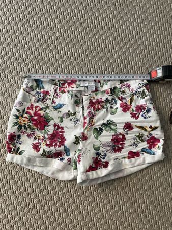 Shorts, Blumenmuster, XS