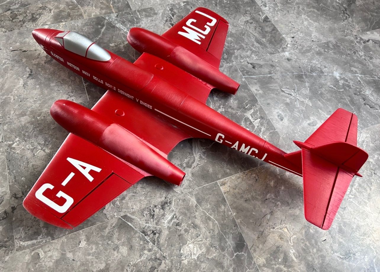 Modellismo RC: Gloster Meteor 3 D gedruckt – Nuovo (secondo la descrizione) da Oetwil an der Limmat venduto da astropoot 1