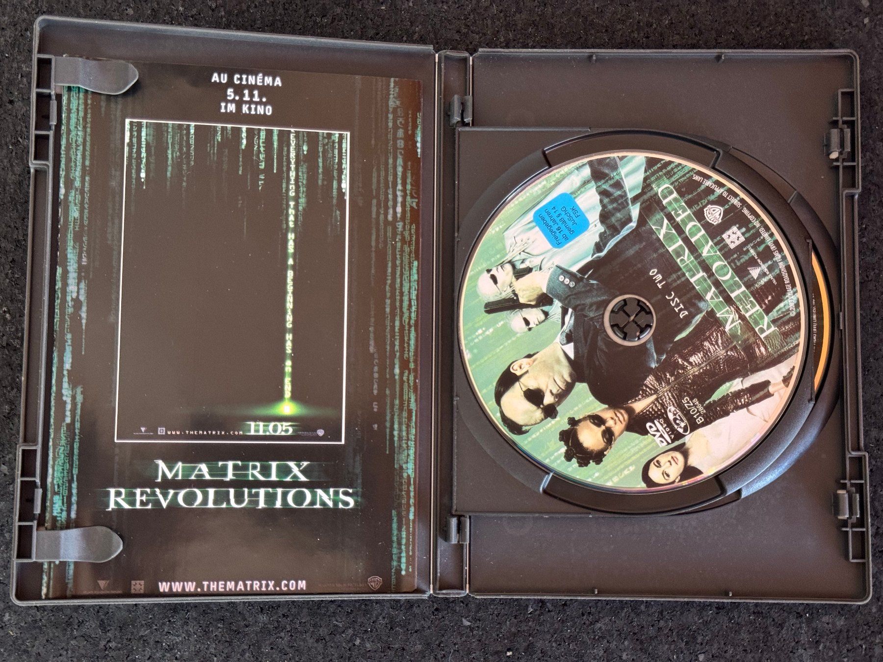 Tutti i DVDs: MATRIX RELOADED 2DVD Disc's Edition DE/EN – Usato da Fribourg venduto da tschjoly 4