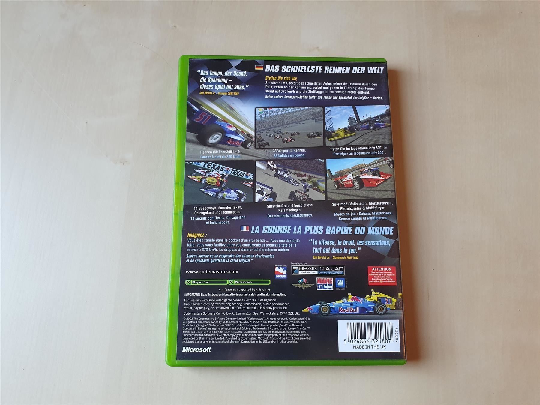 Microsoft Giochi: Indycar Series – Usato da Stansstad venduto da collectorsshop 1