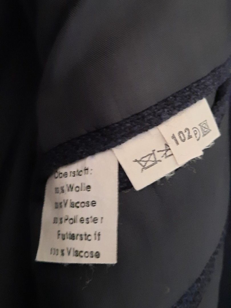 Giacche: ***LINEA DUE*** Blazer/Jacket Herren blau Gr 102 – Usato da Wädenswil venduto da H2H_Secondhandshop 5