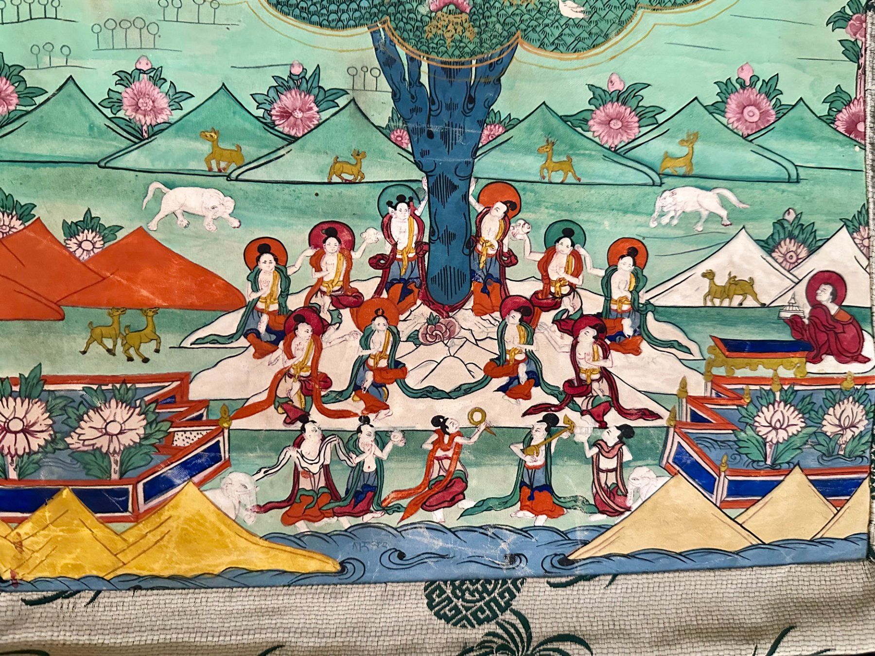 Dipinti: Thanka Buddha Tibet Nepal alt – Usato da Basel venduto da chinarh891 3
