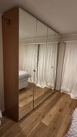 Ikea PAX Kleiderschrank mit Spiegeltüren Holz 