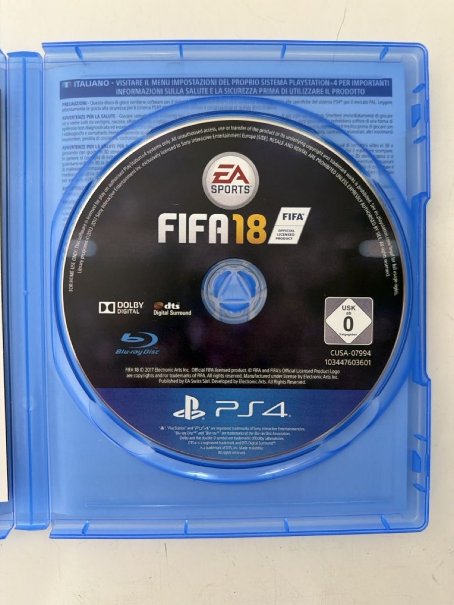 Sony Jeux: PS4 - FIFA18 – D'occasion à Pregassona par Sangiovese100 2