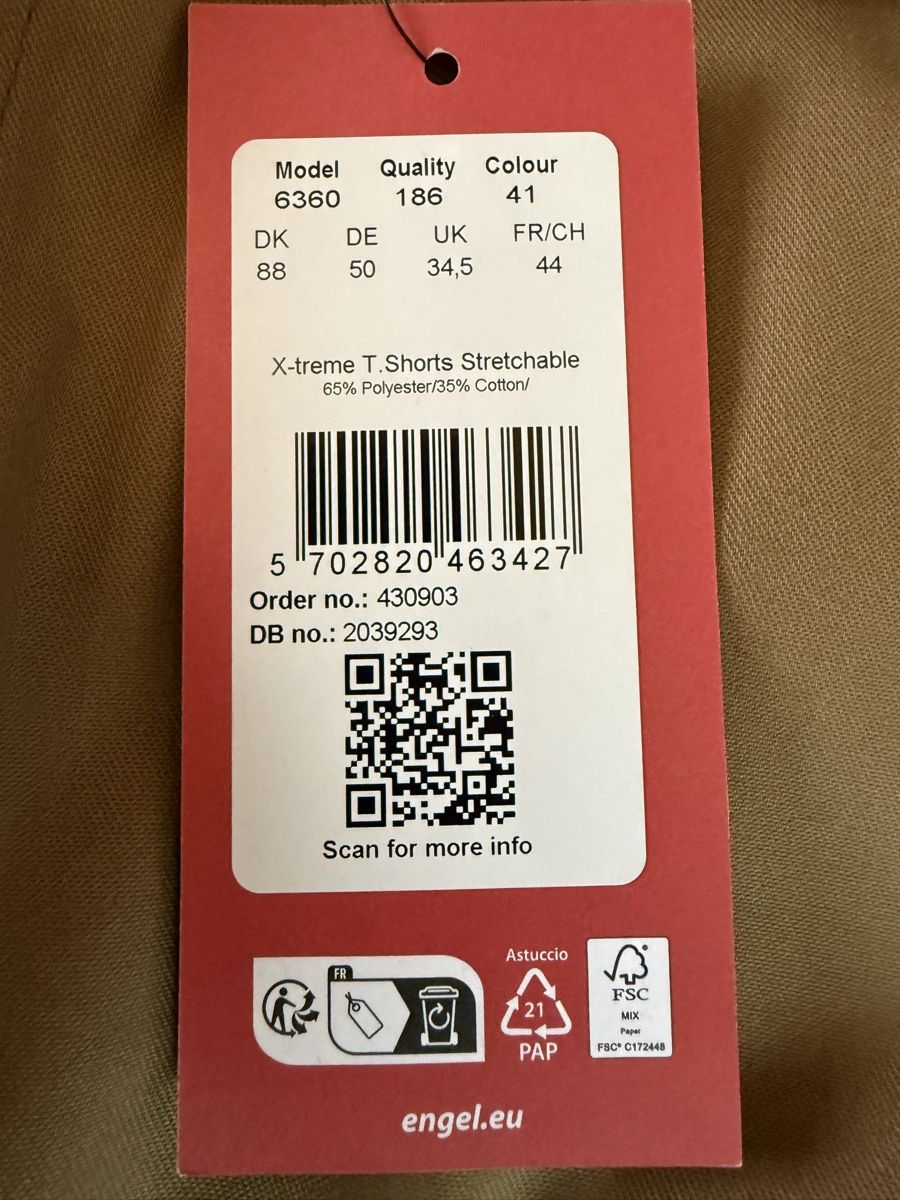 Pantaloni: Engel X-treme Shorts – Nuovo e nell'imballaggio originale da Oberönz venduto da Ja61 2