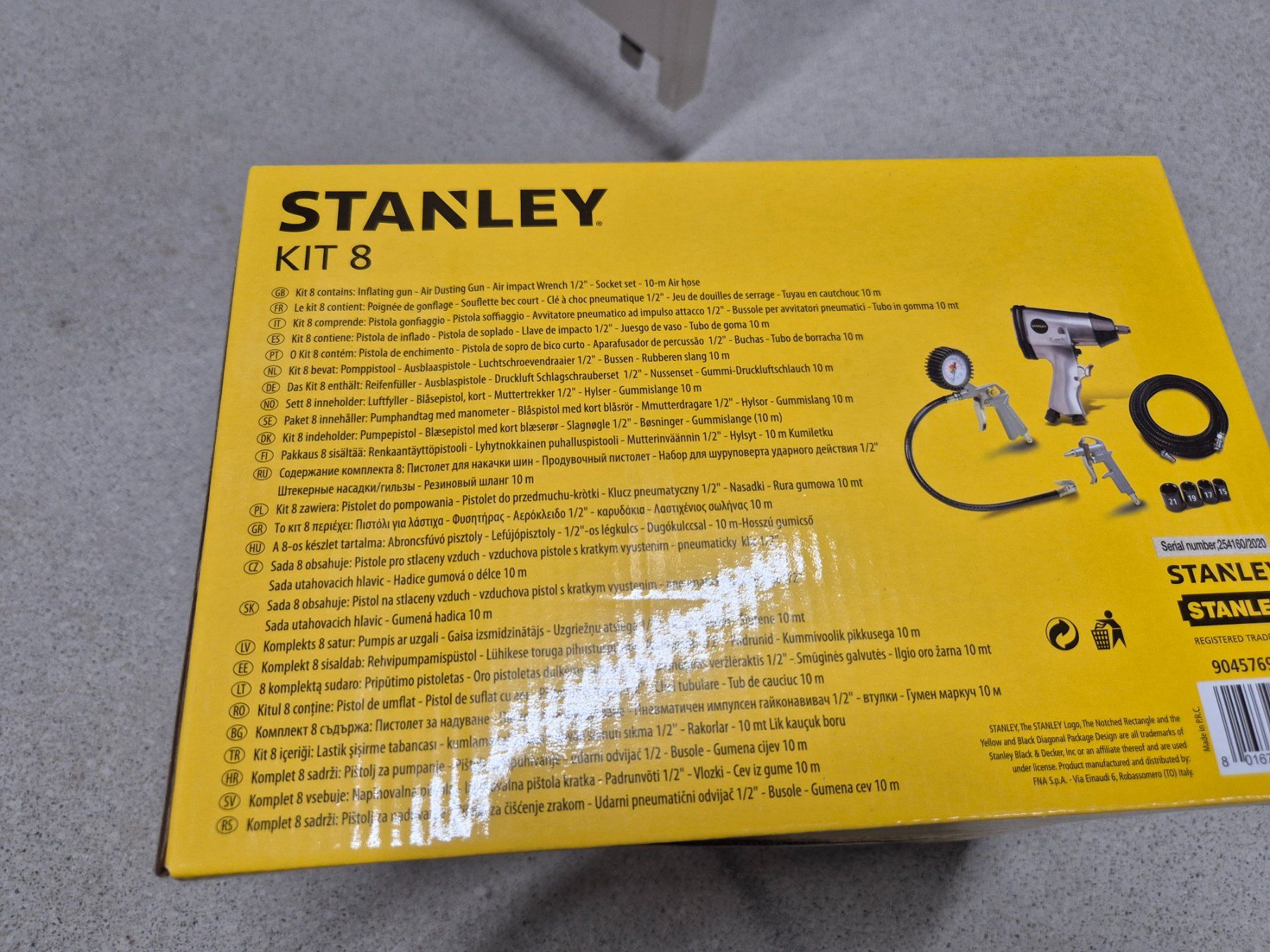 Stanley Tutti gli attrezzi: Stanley Druckluft-Schlagschrauberset – Nuovo e nell'imballaggio originale da Lütisburg- Station venduto da ibanez11 1