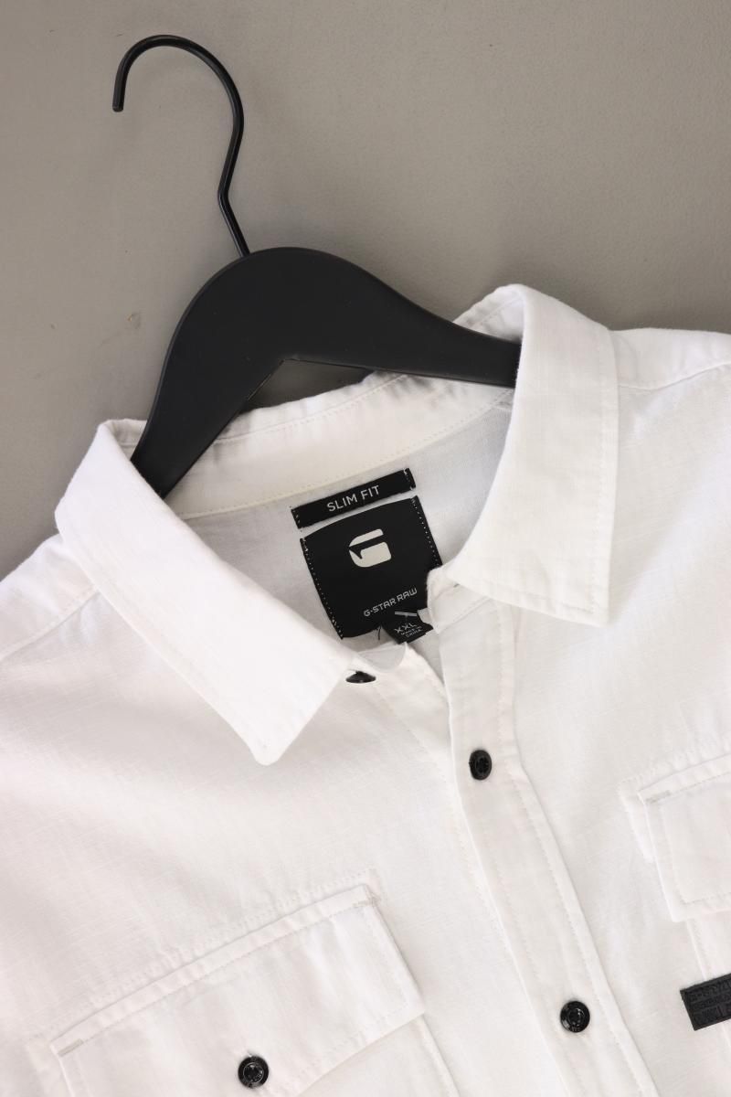 Camicie: G-Star RAW Langarmhemd Gr. XXL weiß – Usato da Neustadt an der Waldnaab venduto da SecondLifeFashion 2
