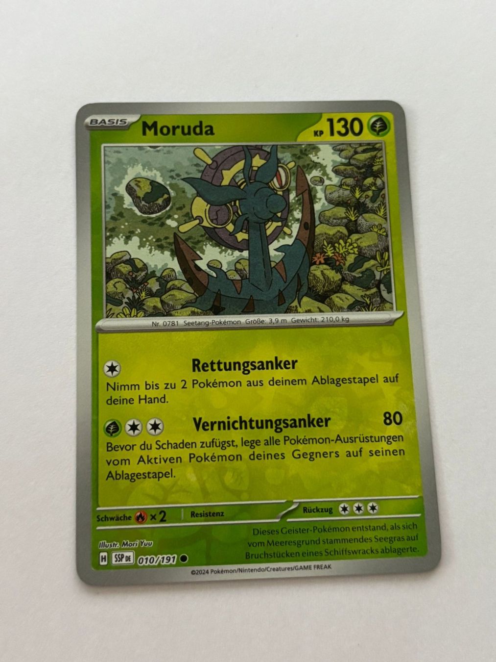 Pokémon Carte collezionabili: Pokemon-Karte Moruda 010/191 – Usato da Herisau venduto da Seyashop1