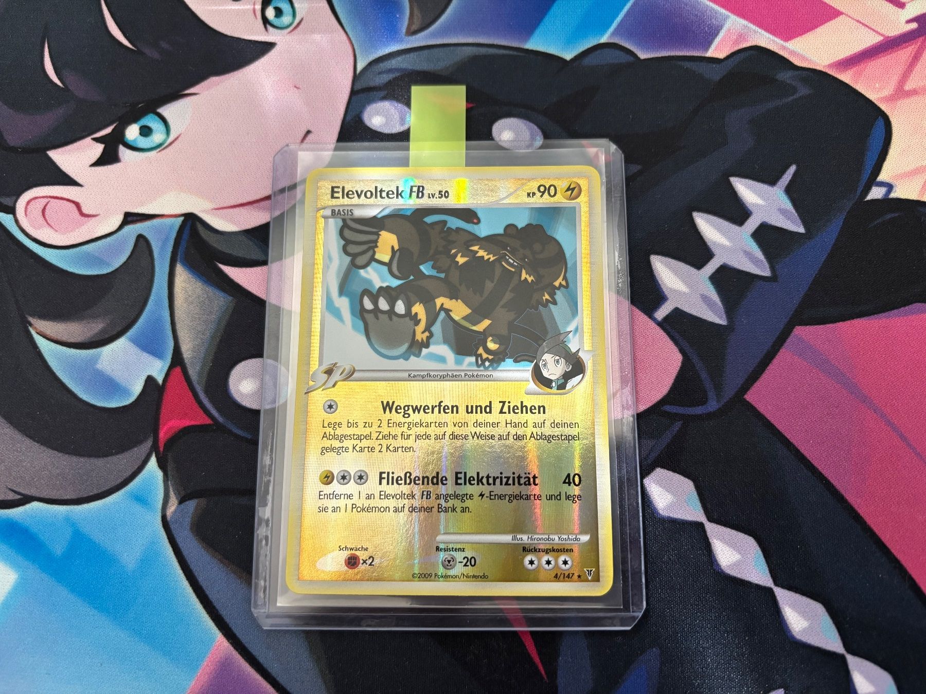 Pokémon Sammelbilder & Trading cards: 2009 POKEMON Elevoltek FB LV.50 Reverse Supreme Victors 4 – Gebraucht aus Wilen (Sarnen) von Seeungeheuer