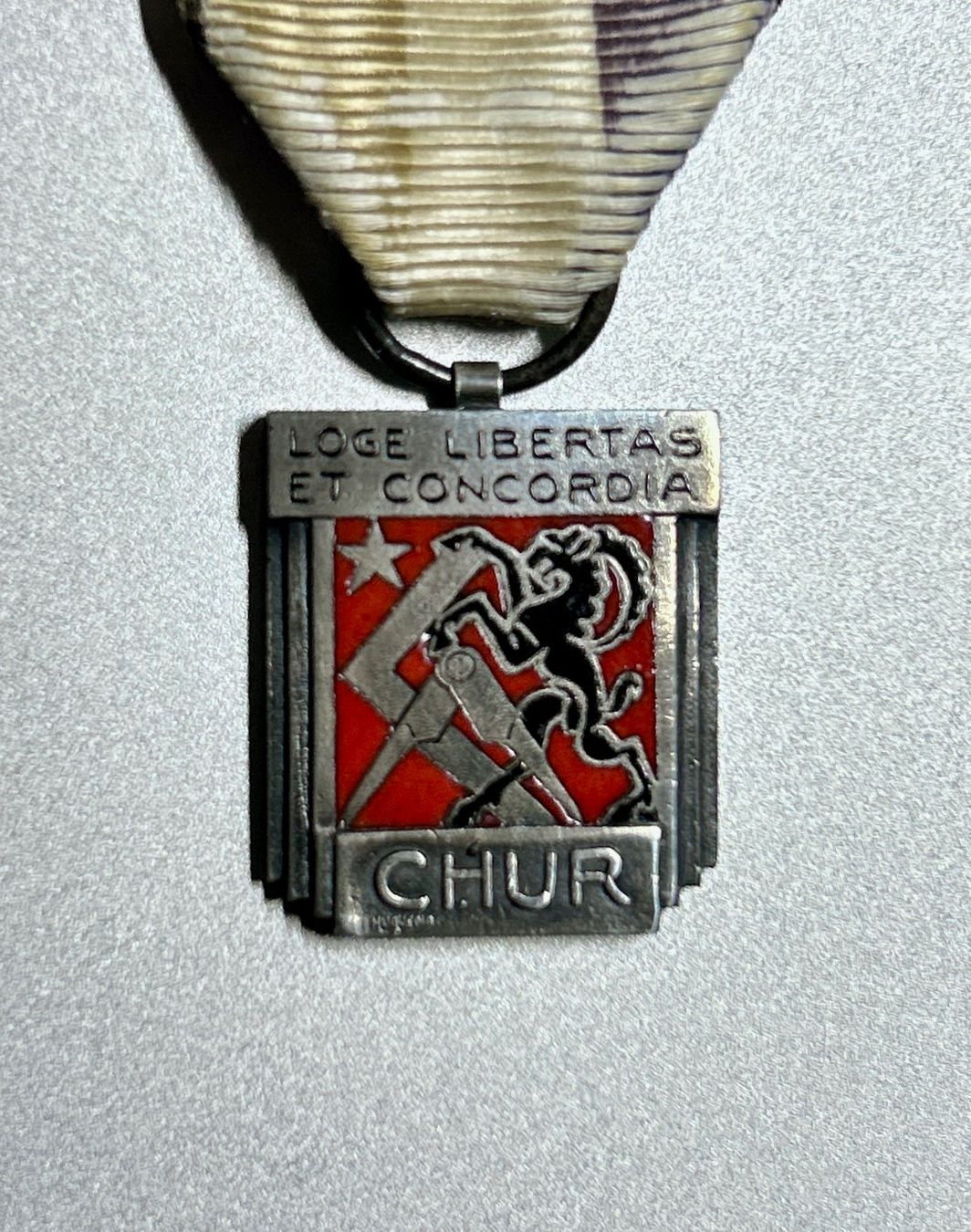 Medaillen: Medaille Freimaurerloge Chur – Gebraucht aus Untervaz von buesmig 1