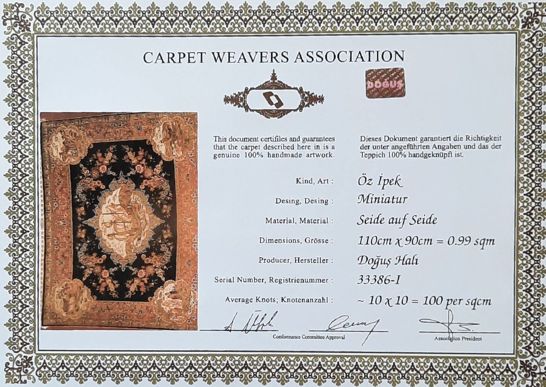 Tappeti: Türkischer Özipek Teppich – Nuovo (secondo la descrizione) da Aesch BL venduto da puerto02 4