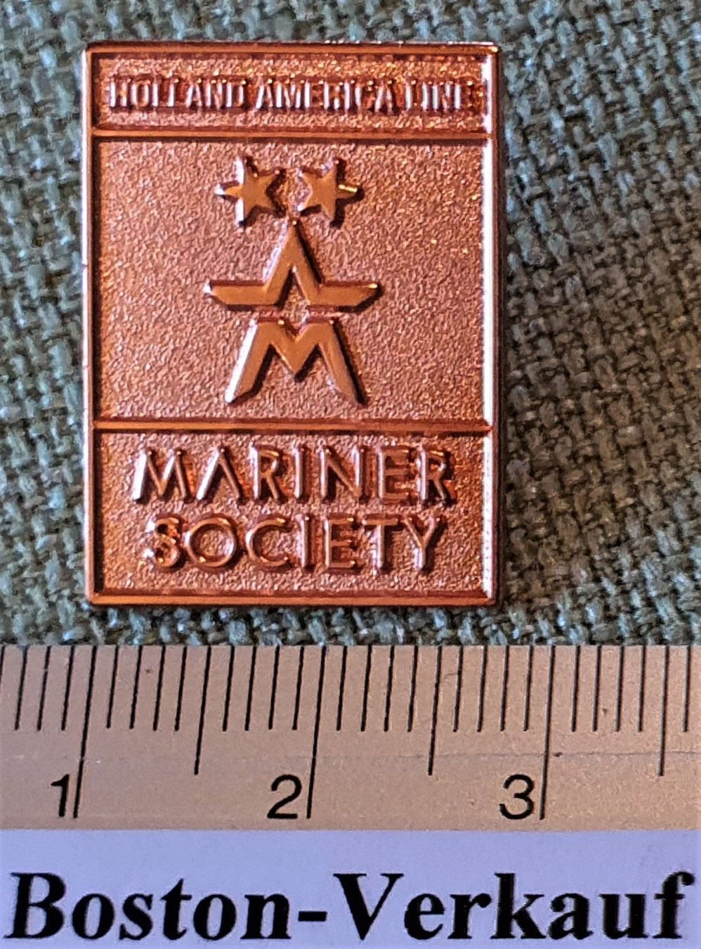 Placchette & Badge: D044 - Pin Holland America Line Mariner – Usato da Reinach BL venduto da Boston-Verkauf 1