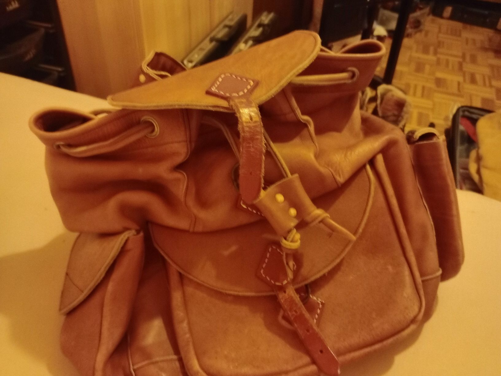 Zaini: hochwertige Lederrucksack, Top Zustand, gross – Usato da zürich venduto da sotherbies 5