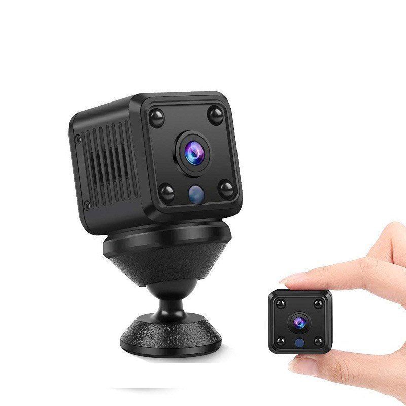 Caméra Espion Mini Caméra Cachée WiFi HD 1080P Avec Détection De Mouvement Audio Caméra De Surveillance De Vision Nocturne Nanny Pour Caméra De Sécurité Extérieure Intérieure Avec Batterie Intégrée