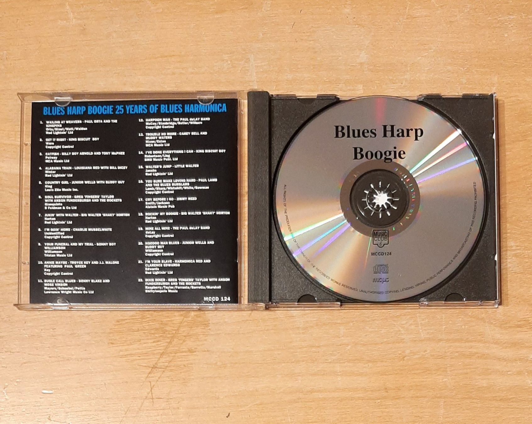 CD: Blues Harp Boogie - 25 Years Harp, Blues Compilation – Usato da Schönenberg TG venduto da Gregordini 2